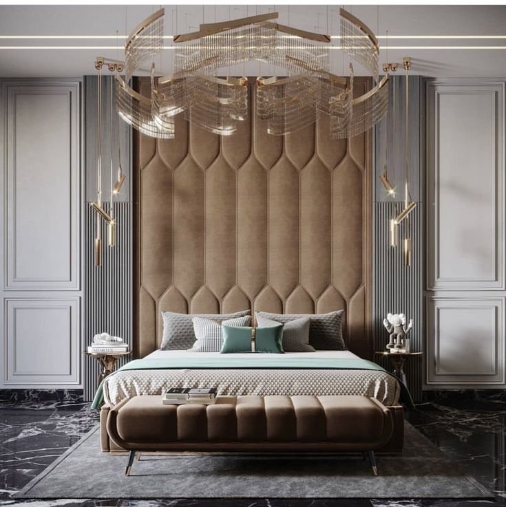 Upholstered Headboards Wall Panels & Bed Frames Any Size! Custom Made Easy to Install - DWU87
