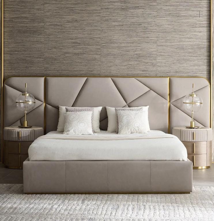 Custom Upholstered Headboards Wall Panels & Bed Frames Any Size! Custom Made - Any Design! Easy to Install - DWU47