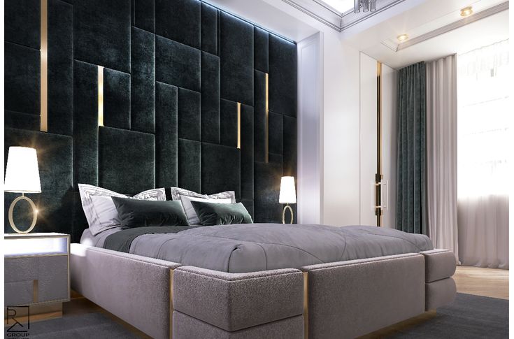 Custom Upholstered Headboards Wall Panels & Bed Frames Any Size! Custom Made - Easy to Install - DWU19