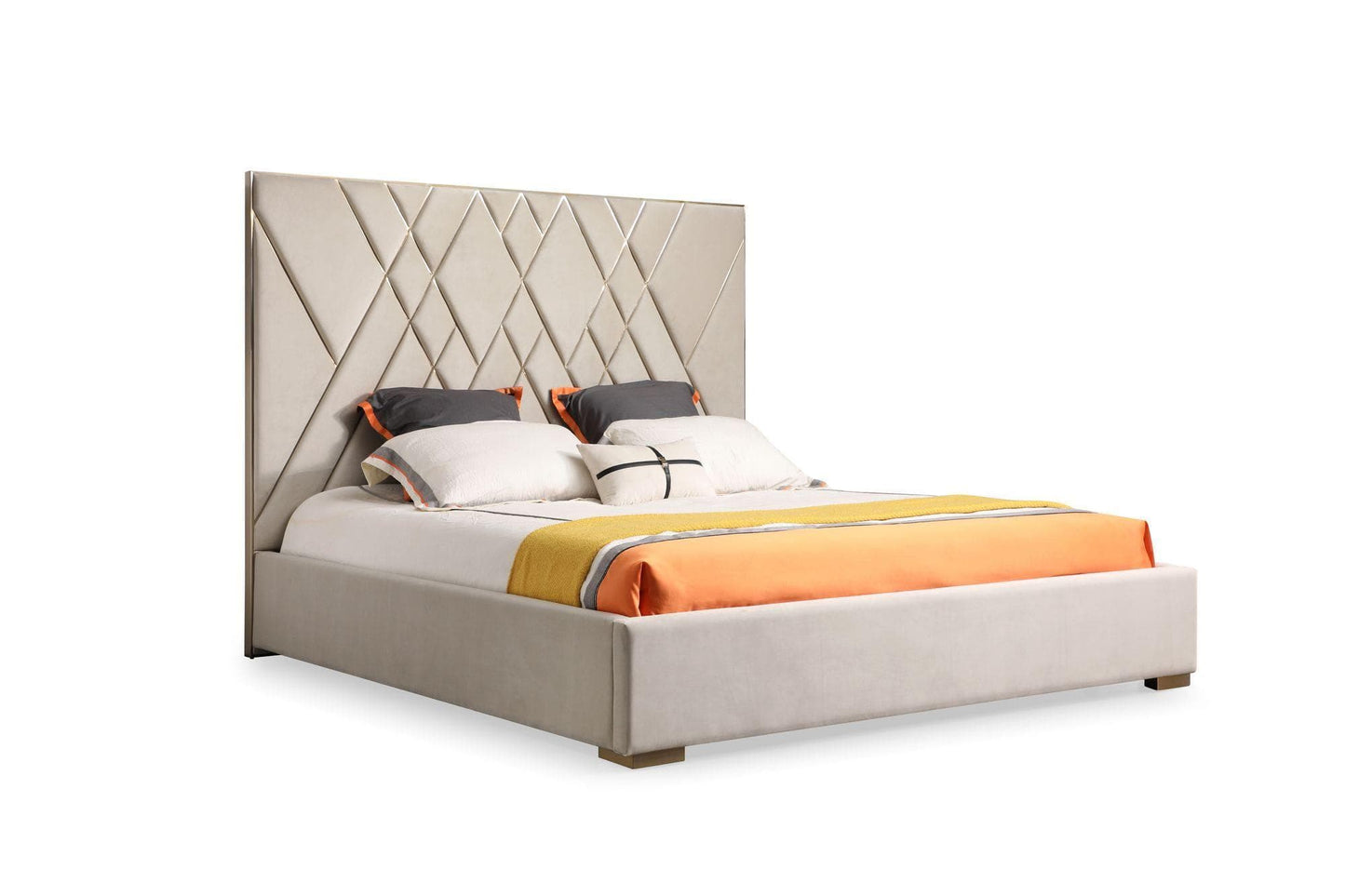 Custom Upholstered Headboards Wall Panels & Bed Frames Any Size! Custom Made Easy to Install - DWU45