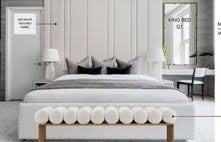 Custom Upholstered Headboards Wall Panels & Bed Frames Any Size! Custom Made - Easy to Install - DWU97