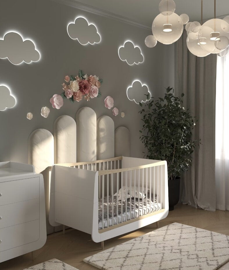 Custom Upholstered Headboards Wall Panels & Bed Frames Any Size! Custom Made - Easy to Install - DWU28