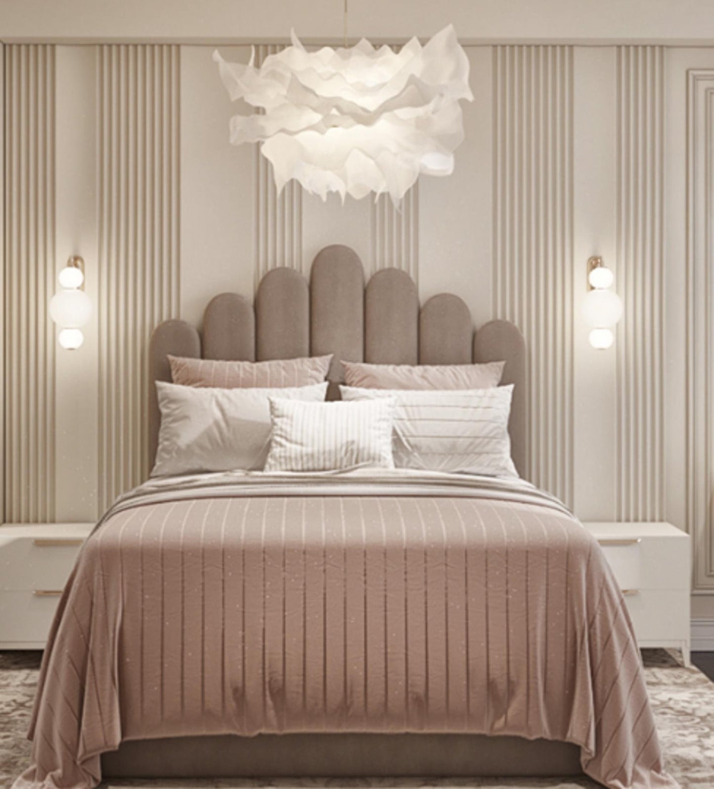 Custom Upholstered Headboards Wall Panels & Bed Frames Any Size! Custom Made Easy to Install - DWU30