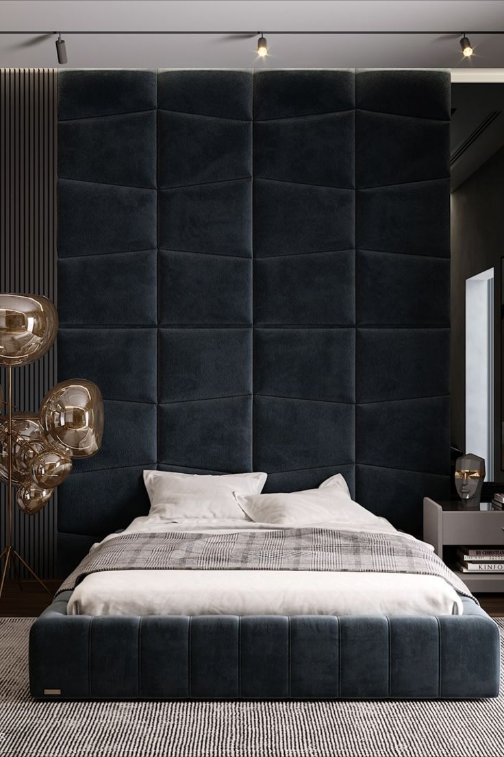 Custom Upholstered Headboards Wall Panels & Bed Frames Any Size! Custom Made - Easy to Install - DWU14