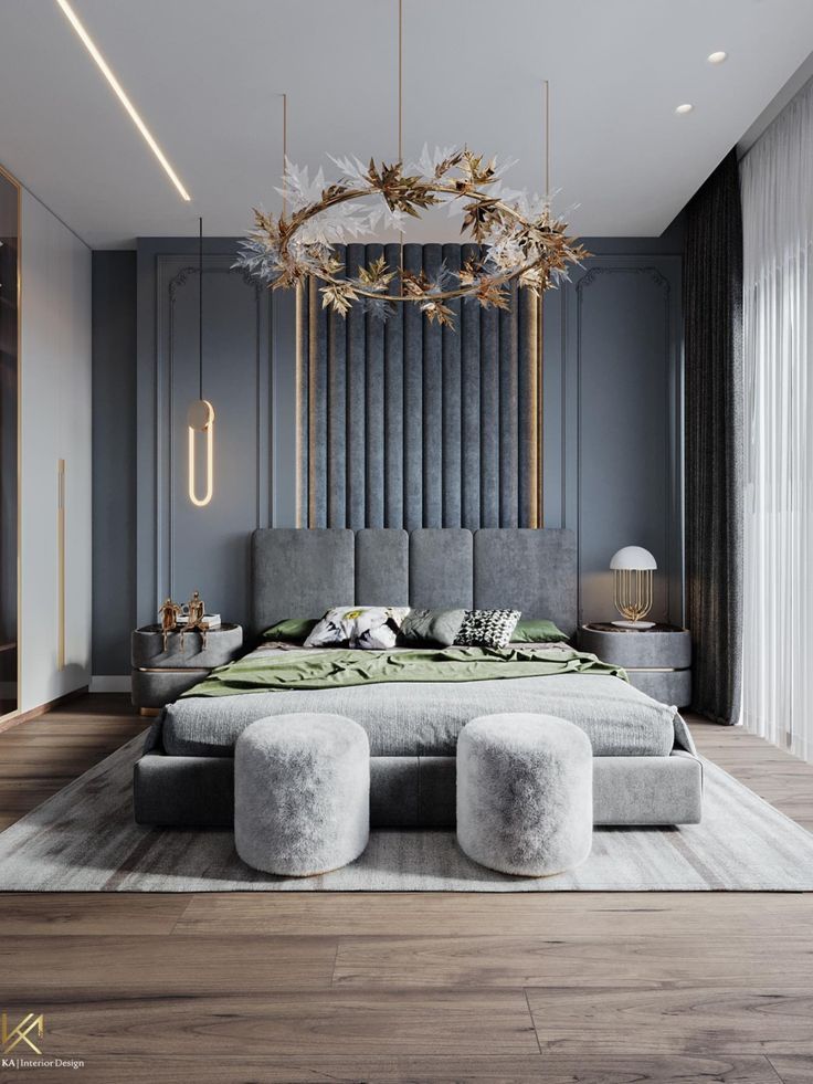 Custom Upholstered Headboards Wall Panels & Bed Frames Any Size! Custom Made To Your Desire - Any Design! Easy to Install - DWU2