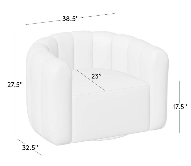 Custom Swivel Chair, Quantity of 2.