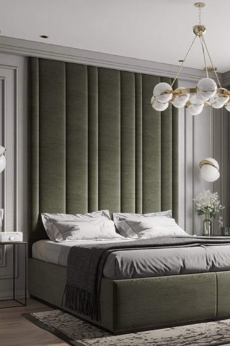 Custom Upholstered Headboards Wall Panels & Bed Frames Any Size! Custom Made - Easy to Install - DWU22