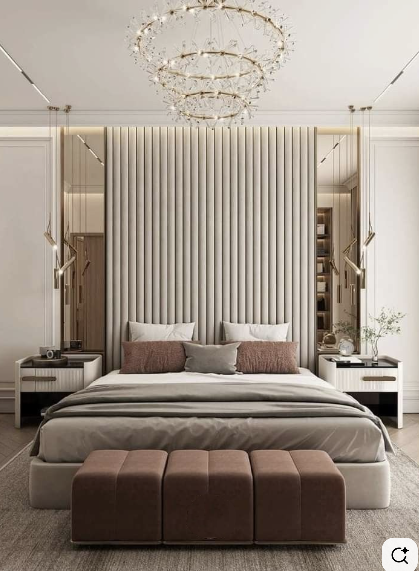 Custom Upholstered Headboards Wall Panels & Bed Frames Any Size! Custom Made Easy to Install - DWU69