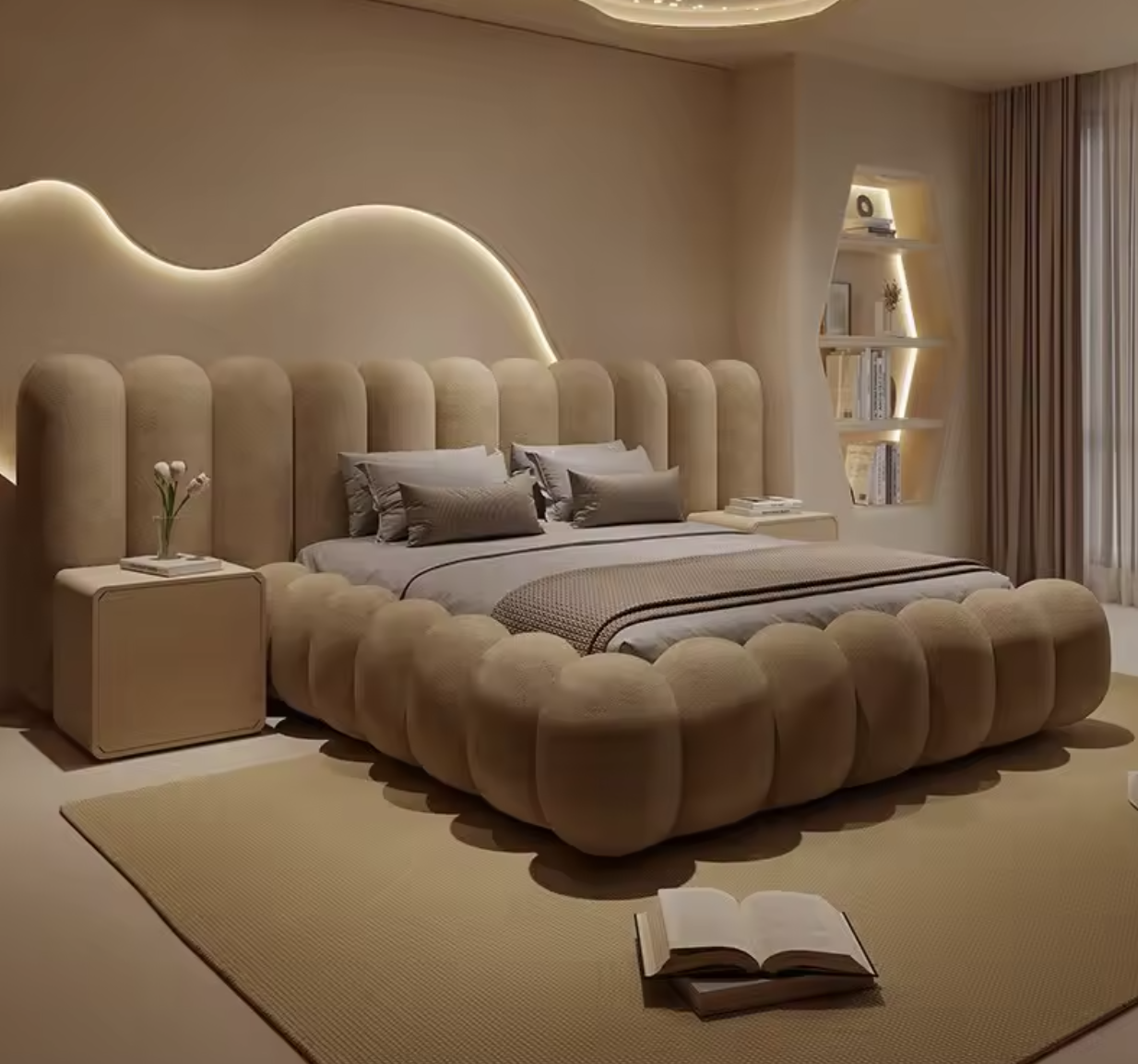 Upholstered Headboards Wall Panels & Bed Frames Any Size! - DWU66