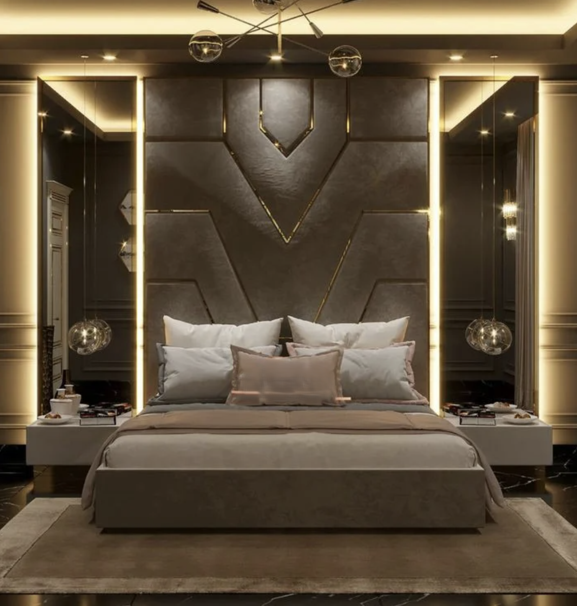 Custom Upholstered Headboards Wall Panels & Bed Frames Any Size! Custom Made - Easy to Install - DWU71
