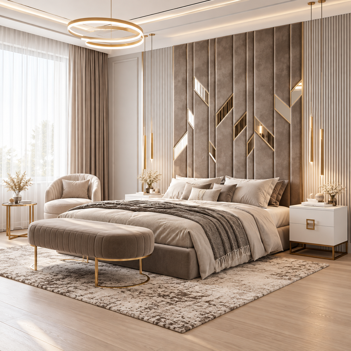 Custom Upholstered Headboards Wall Panels & Bed Frames Any Size! Custom Made - Easy to Install - DWU112