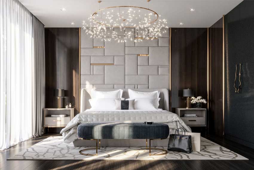 Custom Upholstered Headboards Wall Panels & Bed Frames Any Size! Custom Made - Easy to Install - DWU64