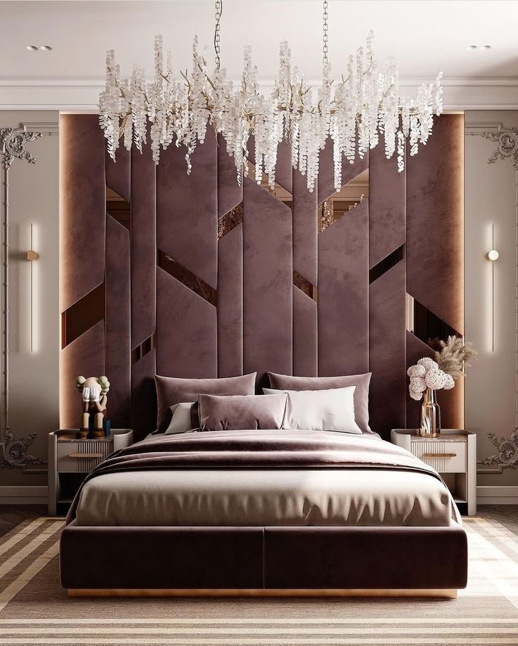 Upholstered Headboards Wall Panels & Bed Frames Any Size! Custom Made - Wall Decor Easy to Install - DWU20