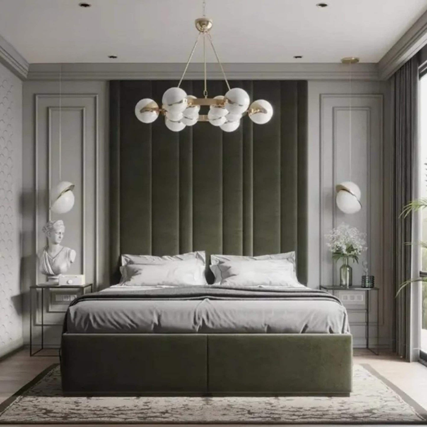 Custom Upholstered Headboards Wall Panels & Bed Frames Any Size! Custom Made - Easy to Install - DWU22