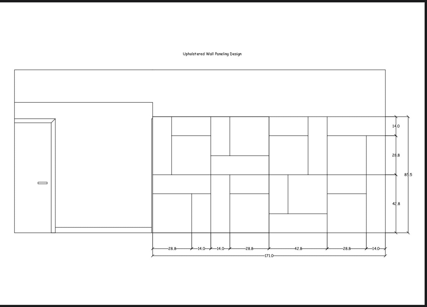 Custom Upholstered Headboards Wall Panels & Bed Frames Any Size! Custom Made To Your Desire - Easy to Install - DWU01