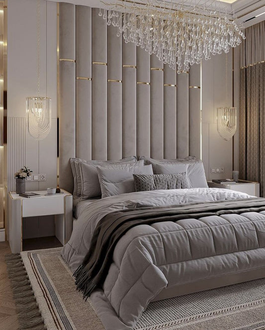 Custom Upholstered Headboards Wall Panels & Bed Frames Any Size! Custom Made - Easy to Install - DWU80