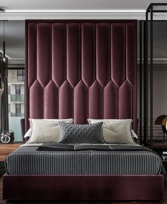Upholstered Headboards Wall Panels & Bed Frames Any Size! Custom Made Easy to Install - DWU74