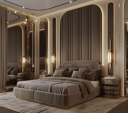 Custom Upholstered Headboards Wall Panels & Bed Frames Any Size! Custom Made - Easy to Install - DWU73