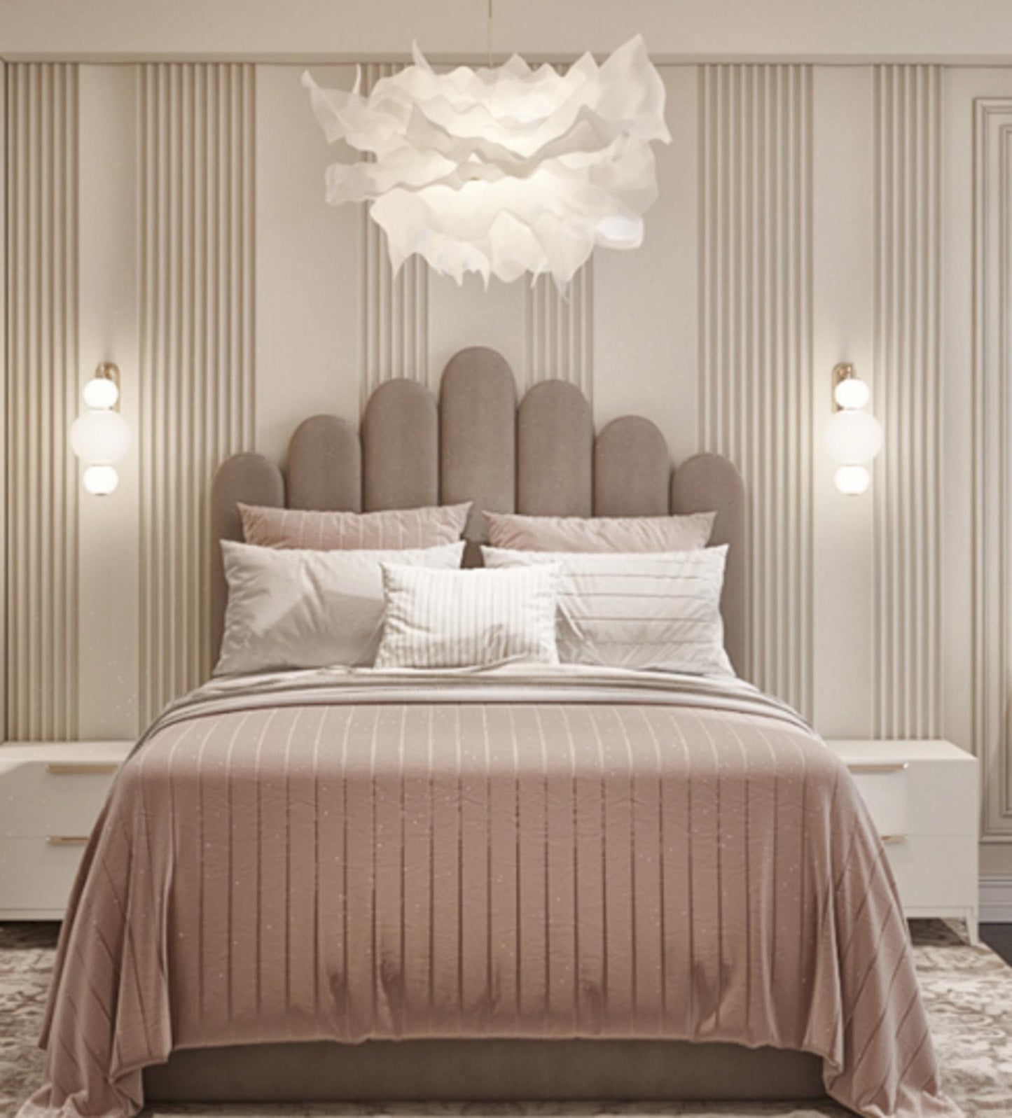 Custom Upholstered Headboards Wall Panels & Bed Frames Any Size! Custom Made To Your Desire - Any Design! Easy to Install