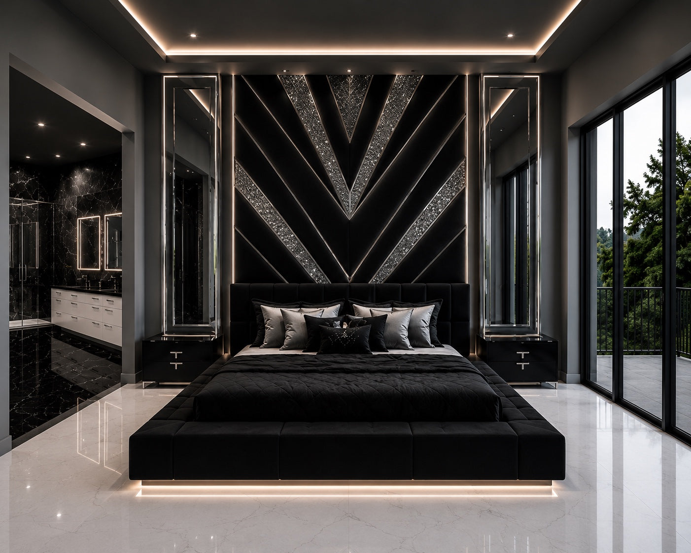 Custom Upholstered Bedroom Design