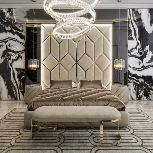 Custom Upholstered Headboards Wall Panels & Bed Frames Any Size! Custom Made - Easy to Install - DWU108