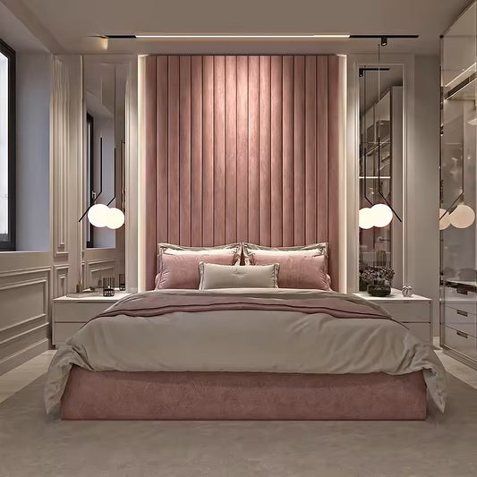 Custom Upholstered Headboards Wall Panels & Bed Frames Any Size! Custom Made - Easy to Install - DWU113