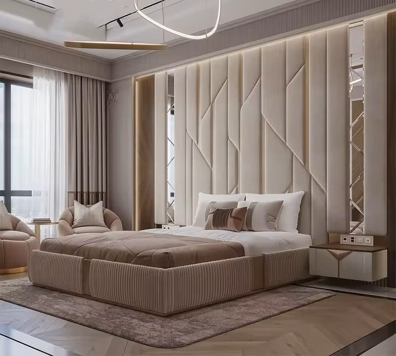 Custom Upholstered Headboards Wall Panels & Bed Frames Any Size! Custom Made - Easy to Install - DWU109