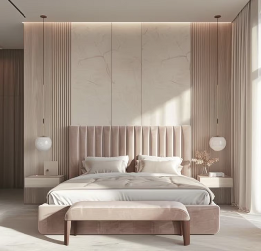 Custom Upholstered Headboards Wall Panels & Bed Frames Any Size! Custom Made To Your Desire - Easy to Install - DWU93