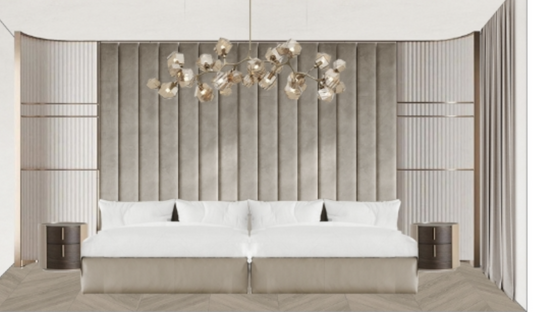 Upholstered Headboards Wall Panels & Bed Frames Any Size! Custom Made Easy to Install - DWU104