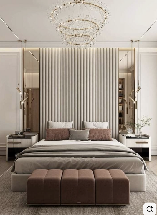 Custom Upholstered Headboards Wall Panels & Bed Frames Any Size! Custom Made Easy to Install - DWU69