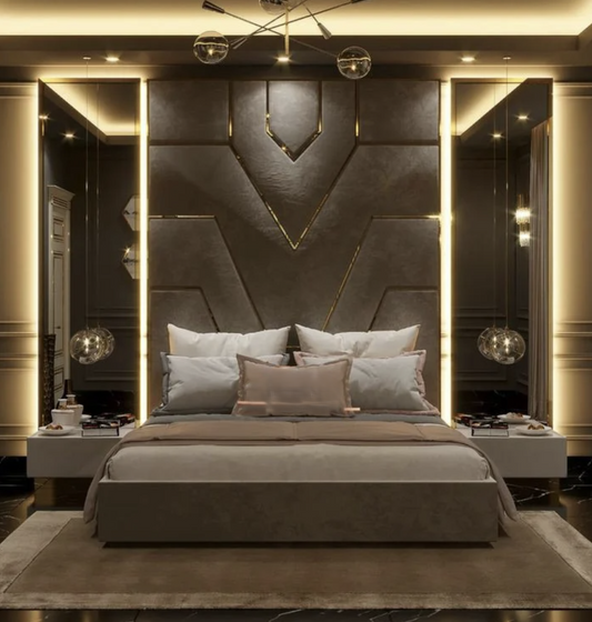 Custom Upholstered Headboards Wall Panels & Bed Frames Any Size! Custom Made - Easy to Install - DWU71