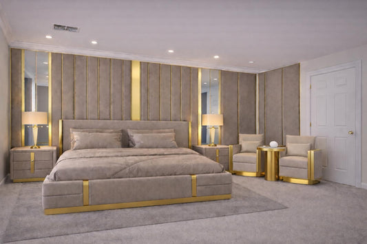 Upholstered Headboards Wall Panels & Bed Frames Any Size! Custom Made Easy to Install - DWU103